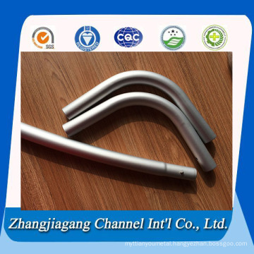 Customized Aluminium Elbow Pipes with Drilling Hole